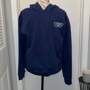 Vans Mens navy sweatshirt-sz Medium - small stain on front-see pic-